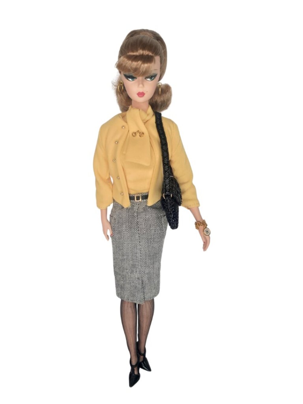 Barbie Fashion Model Collection (BFMC) "The Secretary" Silkstone Doll - Gold Lab